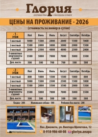 Гостевой дом Глория